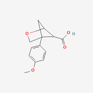 4-(4-Methoxyphenyl)-2-oxabicyclo[2.1.1]hexane-5-carboxylic acid