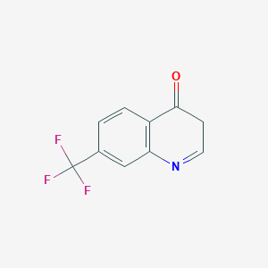 molecular formula C10H6F3NO B13532250 7-(trifluoromethyl)-3H-quinolin-4-one 