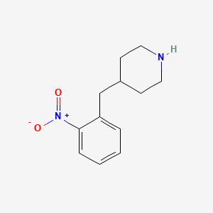 4-[(2-Nitrophenyl)methyl]piperidine