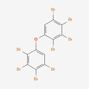 molecular formula C12H2Br8O<br>C6HBr4-O-C6HBr4<br>C12H2Br8O B1353230 八溴二苯醚 CAS No. 85446-17-9