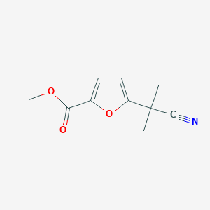 Methyl 5-(1-cyano-1-methylethyl)-2-furoate