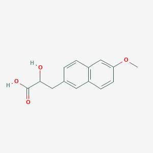 molecular formula C14H14O4 B13532374 2-Hydroxy-3-(6-methoxy-2-naphthyl)propanoic Acid 