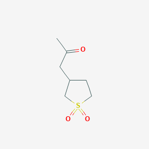 3-(2-Oxopropyl)-1lambda6-thiolane-1,1-dione