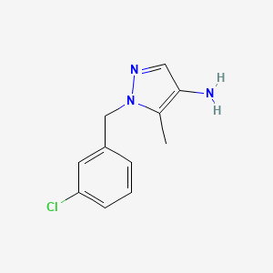 1-(3-Chlorobenzyl)-5-methyl-1h-pyrazol-4-amine