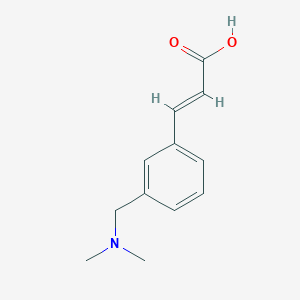 3-(3-((Dimethylamino)methyl)phenyl)acrylic acid