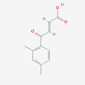 molecular formula C12H12O3 B1353243 (E)-4-(2,4-dimethylphenyl)-4-oxobut-2-enoic acid CAS No. 22660-11-3