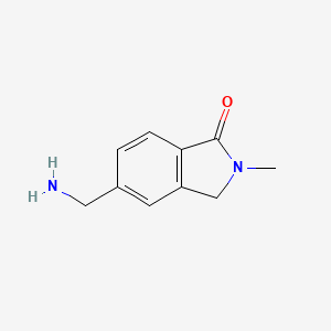 5-(Aminomethyl)-2-methylisoindolin-1-one