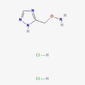 O-[(1H-1,2,4-triazol-3-yl)methyl]hydroxylaminedihydrochloride