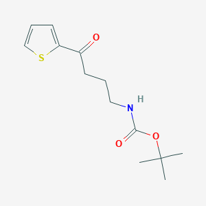 tert-butylN-[4-oxo-4-(thiophen-2-yl)butyl]carbamate