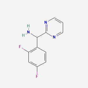 (2,4-Difluorophenyl)(pyrimidin-2-yl)methanamine