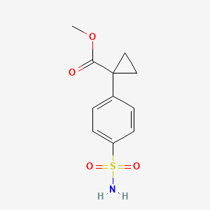 Methyl 1-(4-sulfamoylphenyl)cyclopropane-1-carboxylate