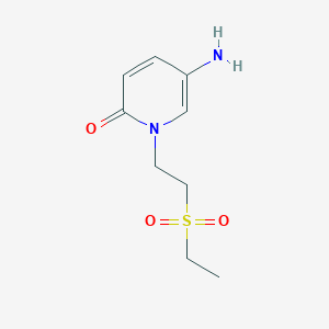 5-Amino-1-(2-(ethylsulfonyl)ethyl)pyridin-2(1h)-one