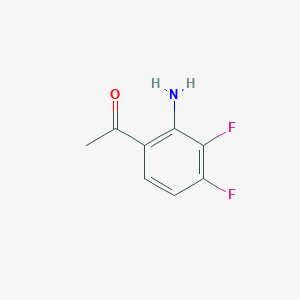 1-(2-Amino-3,4-difluorophenyl)ethan-1-one