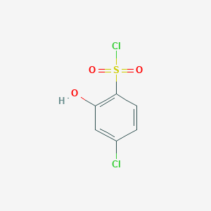 4-Chloro-2-hydroxybenzene-1-sulfonyl chloride