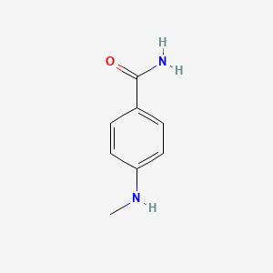 molecular formula C8H10N2O B13532644 4-(Methylamino)benzamide CAS No. 38359-26-1