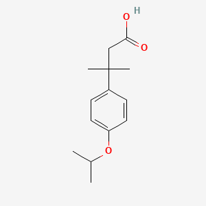 3-(4-Isopropoxyphenyl)-3-methylbutanoic acid