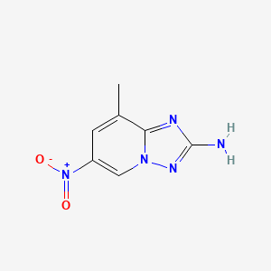 2-Amino-8-methyl-6-nitro-[1,2,4]triazolo[1,5-a]pyridine