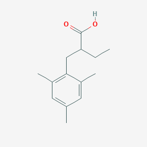 2-(2,4,6-Trimethylbenzyl)butanoic acid