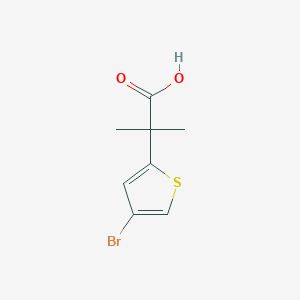 2-(4-Bromothiophen-2-yl)-2-methylpropanoic acid