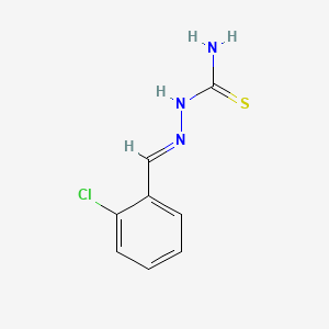 molecular formula C8H8ClN3S B1353280 2-Chlorobenzaldehyde thiosemicarbazone CAS No. 5706-78-5