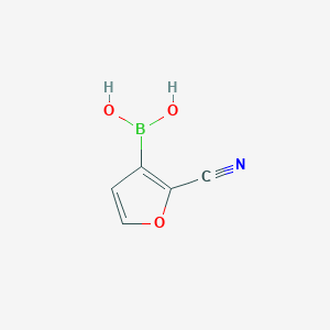 (2-Cyanofuran-3-yl)boronic acid