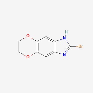 5-Bromo-10,13-dioxa-4,6-diazatricyclo[7.4.0.0,3,7]trideca-1(9),2,4,7-tetraene