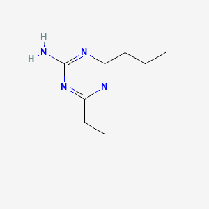 4,6-Dipropyl-1,3,5-triazin-2-amine