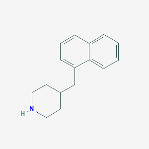 molecular formula C16H19N B13532930 4-(Naphthalen-1-ylmethyl)piperidine 