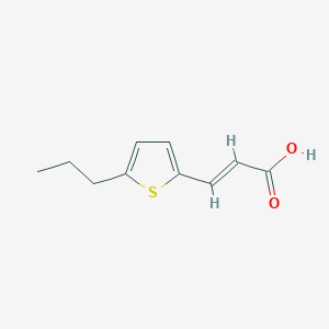 3-(5-Propylthiophen-2-yl)prop-2-enoic acid