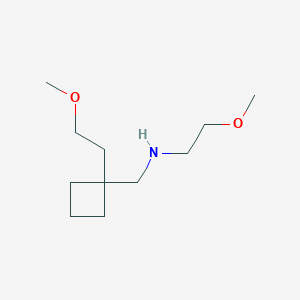 2-Methoxy-N-((1-(2-methoxyethyl)cyclobutyl)methyl)ethan-1-amine