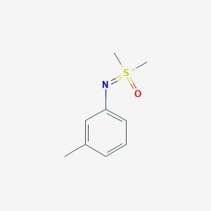 molecular formula C9H13NOS B13533026 Dimethyl[(3-methylphenyl)imino]-lambda6-sulfanone 