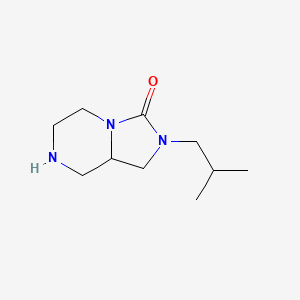 2-Isobutylhexahydroimidazo[1,5-a]pyrazin-3(2h)-one