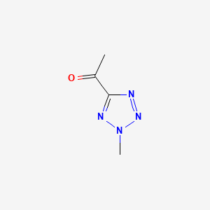 molecular formula C4H6N4O B13533092 Ethanone, 1-(2-methyl-2H-tetrazol-5-yl)- 