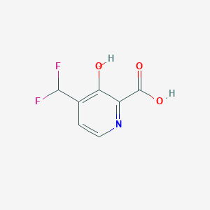 4-(Difluoromethyl)-3-hydroxypyridine-2-carboxylic acid