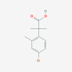 2-(4-Bromo-2-methylphenyl)-2-methylpropanoicacid