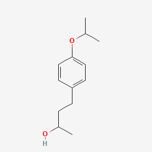 molecular formula C13H20O2 B13533186 4-(4-Isopropoxyphenyl)butan-2-ol 