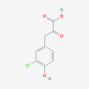 3-(3-Chloro-4-hydroxyphenyl)-2-oxopropanoic acid