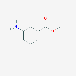 Methyl 4-amino-6-methylheptanoate