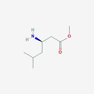 methyl (3R)-3-amino-5-methylhexanoate