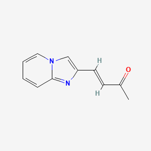 molecular formula C11H10N2O B13533351 4-(Imidazo[1,2-a]pyridin-2-yl)but-3-en-2-one 