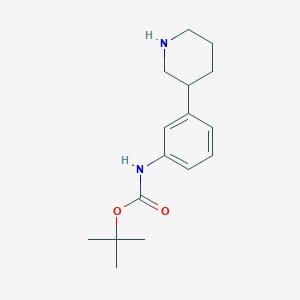 Tert-butyl n-[3-(piperidin-3-yl)phenyl]carbamate