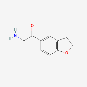 2-Amino-1-(2,3-dihydrobenzofuran-5-yl)ethan-1-one