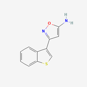 3-(Benzo[b]thiophen-3-yl)isoxazol-5-amine