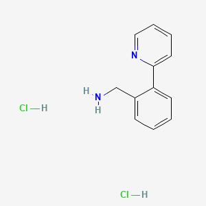 1-[2-(Pyridin-2-yl)phenyl]methanamine dihydrochloride