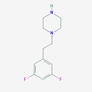 1-(3,5-Difluorophenethyl)piperazine