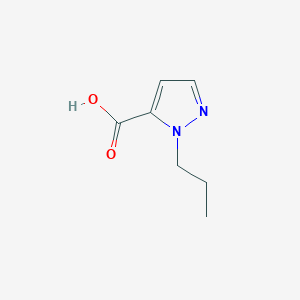 molecular formula C7H10N2O2 B1353361 1-propyl-1H-pyrazole-5-carboxylic acid CAS No. 1004643-68-8