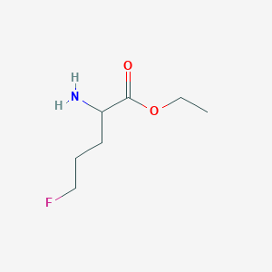 Ethyl 2-amino-5-fluoropentanoate