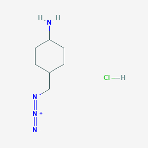 Rac-(1s,4s)-4-(azidomethyl)cyclohexan-1-aminehydrochloride