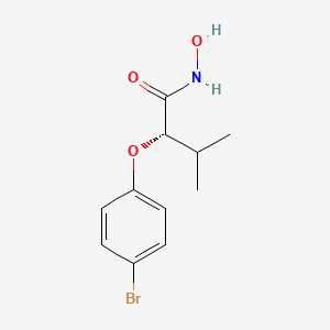 (2S)-2-(4-bromophenoxy)-N-hydroxy-3-methylbutanamide