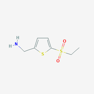 [5-(Ethanesulfonyl)thiophen-2-yl]methanamine